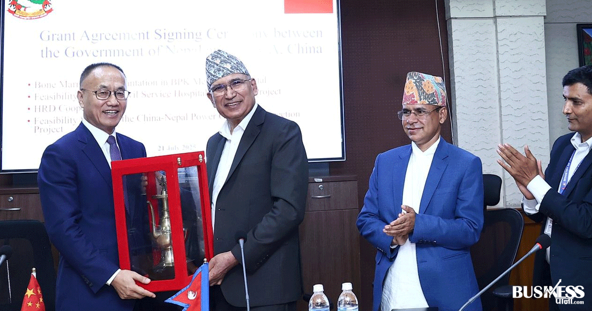 रसुवा बाढीपछिको पुनर्निर्माणमा चीनले सहयोग गर्ने