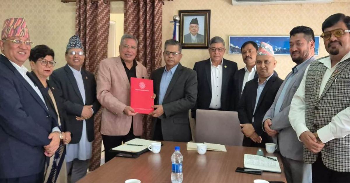 निर्यात बापतको नगद अनुदान बन्द नगर्न चेम्बरको आग्रह